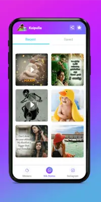 Kaipulla Tamil Whatsapp Stick android App screenshot 2